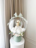 beer in ballon - bear balloon - beer - stuffed balloon - gevulde ballon - knuffel ballon - cuddly toy - teddy bear - kraam cadeau