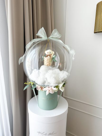 beer in ballon - bear balloon - beer - stuffed balloon - gevulde ballon - knuffel ballon - cuddly toy - teddy bear - kraam cadeau