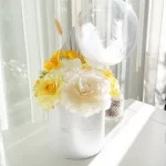 Flower Balloon Box Geel