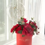 Flower Balloon Box Rood