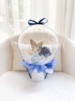 flower balloon - stuffed balloon - bloem ballon - bloem in ballon - bloemen in ballon - flowers in balloon