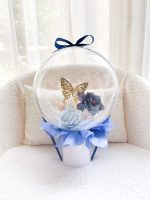 flower balloon - stuffed balloon - bloem ballon - bloem in ballon - bloemen in ballon - flowers in balloon