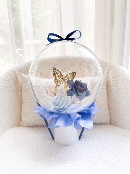 flower balloon - stuffed balloon - bloem ballon - bloem in ballon - bloemen in ballon - flowers in balloon