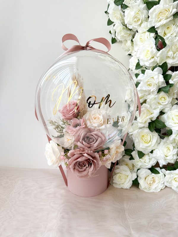 flower balloon - stuffed balloon - bloem ballon - bloem in ballon - bloemen in ballon - flowers in balloon