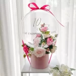 Flower Balloon Extravaganza Roze