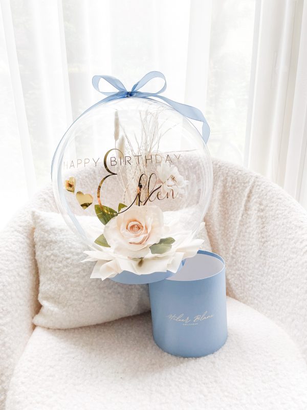 Flower Balloon Gift Box