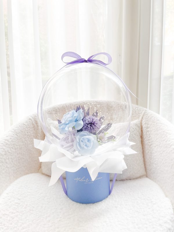 flower balloon - stuffed balloon - bloem ballon - bloem in ballon - bloemen in ballon - flowers in balloon