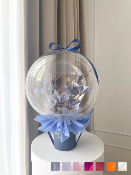 flower balloon - stuffed balloon - bloem ballon - bloem in ballon - bloemen in ballon - flowers in balloon