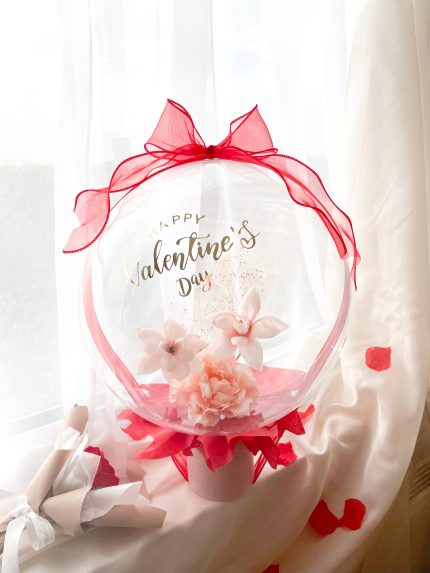 flower balloon - stuffed balloon - ballon - vday - valentijnsdag - valentine's day