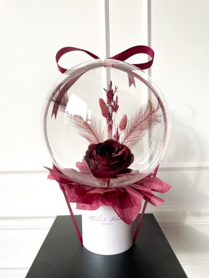 flower balloon - stuffed balloon - bloem ballon - bloem in ballon - bloemen in ballon - flowers in balloon