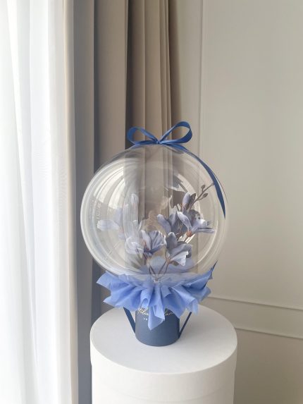 flower balloon - stuffed balloon - bloem ballon - bloem in ballon - bloemen in ballon - flowers in balloon