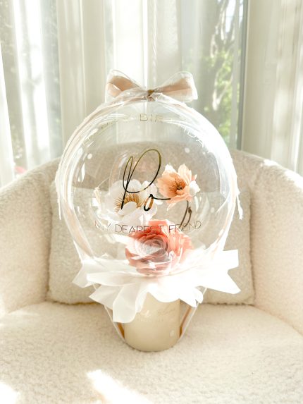 flower balloon - stuffed balloon - bloem ballon - bloem in ballon - bloemen in ballon - flowers in balloon
