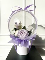 flower balloon - stuffed balloon - bloem ballon - bloem in ballon - bloemen in ballon - flowers in balloon