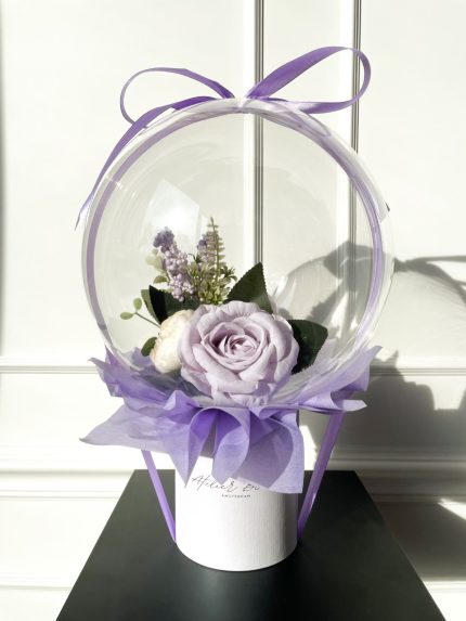 flower balloon - stuffed balloon - bloem ballon - bloem in ballon - bloemen in ballon - flowers in balloon