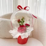 Flower Balloon Small Rood