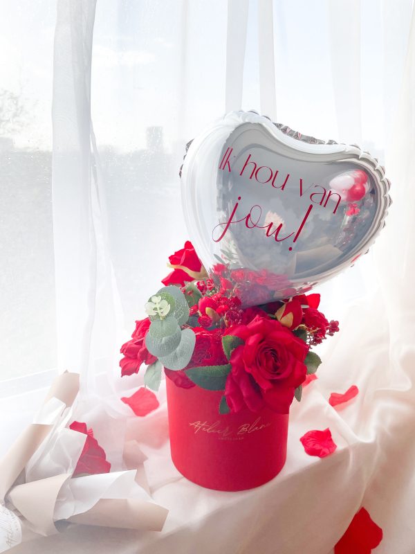 flower box - bloemen box - bloemen doos - flowerbox - valentijn - vday - valentijnsdag - valentine's day