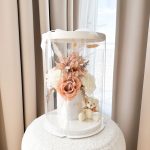 Flower Transparent Box Moederdag Nude Mix