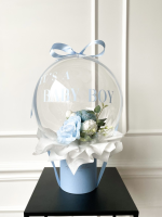 flower balloon - stuffed balloon - bloem ballon - bloem in ballon - bloemen in ballon - flowers in balloon