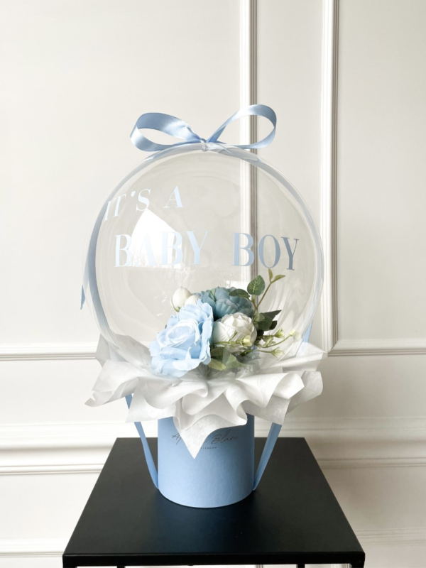 flower balloon - stuffed balloon - bloem ballon - bloem in ballon - bloemen in ballon - flowers in balloon
