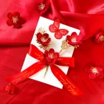 LNY Flower Note Rood