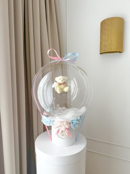 beer in ballon - bear balloon - beer - stuffed balloon - gevulde ballon - knuffel ballon - cuddly toy - teddy bear - kraam cadeau