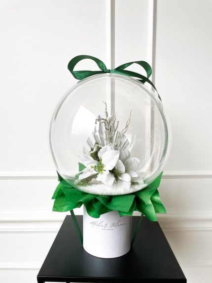 kerst - kerst cadeau - flower balloon - bubble balloon - stuffed balloon - bloem ballon