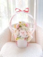 Flower Balloon Extravganza pastel mix - bubble balloon - stuffed balloon - bobo